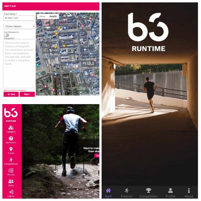 Collage of B3 Runtime